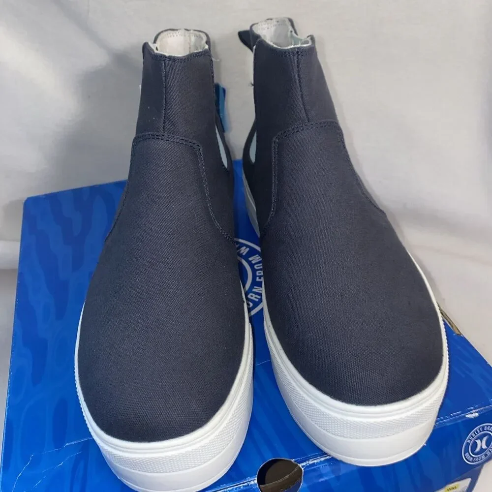 new Hurley boot Beca Chelsea Women Bethany Shoe 9 MED 120713 Navy Platform